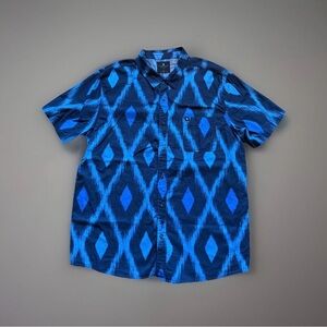 Junk Food Clothing Geometric Button Down XXL